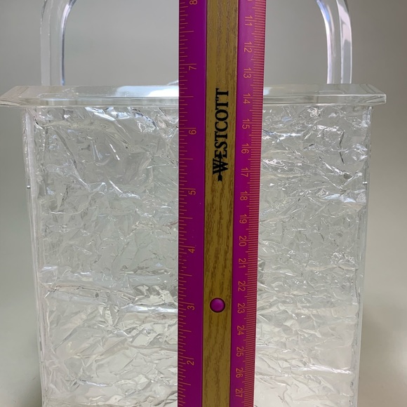 Bar Ware Ice Bucket Lucite Vintage MCM - Picture 7 of 8